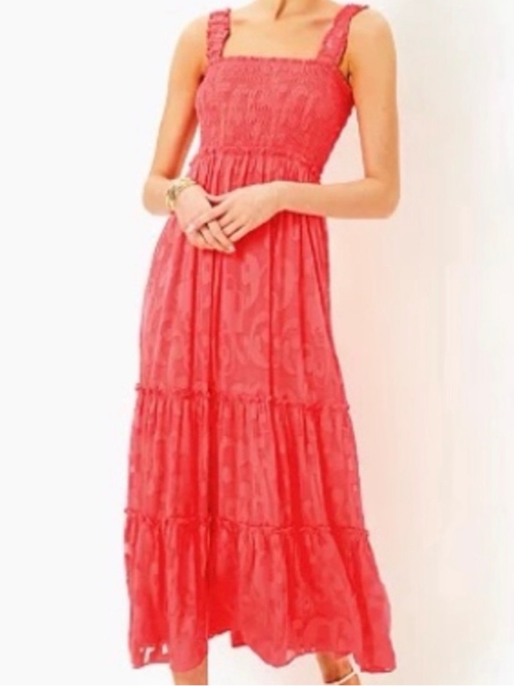 Hadley Smocked Maxi Sundress
Lilly Pulitzer® size M